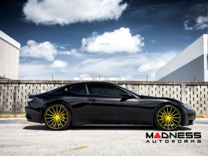 Maserati GranTurismo Custom Wheels - VFS-2 by Vossen - Yellow / Black
